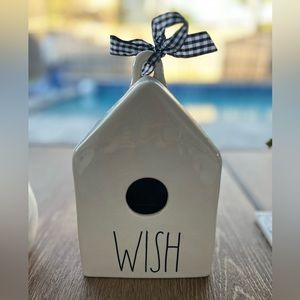 Rae Dunn by Magenta Wish Ceramic Bird House 2020 Limited Edition